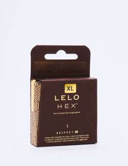 Preservativos Ultra Finos Lelo Hex Respect XL Caja De 3