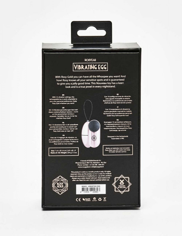 Huevo Vibrador Rosy Gold