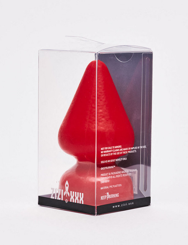 Plug Anal Vendôme 16 cm Rojo