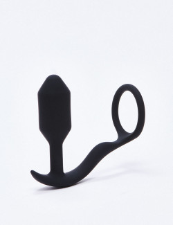 Plug Anal Y Anillo Para Pene Vibrador Snug & Tug