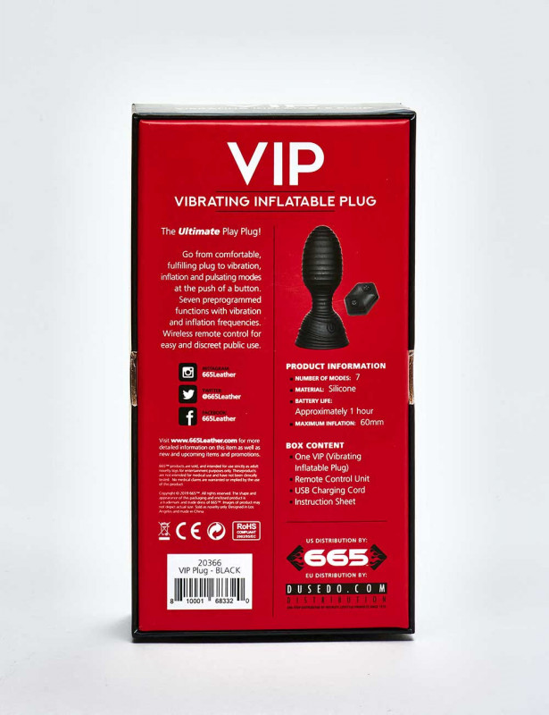 plug anal vibrador vip-6