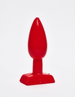 Plug anal - Raise - 11 cm - Rojo