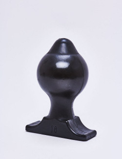 Plug anal All black 17,5 cm Negro
