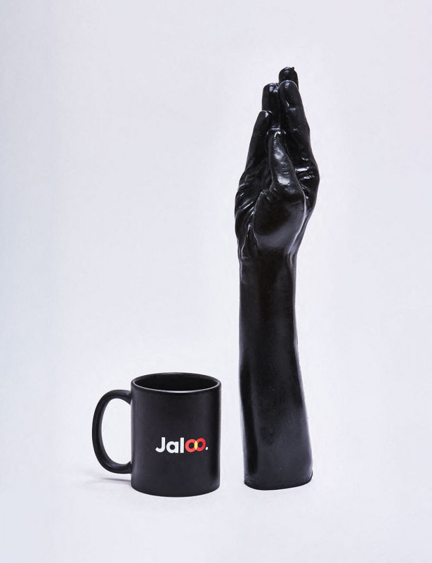 Consolador Realista XL Fisting All Black 37 cm Consolador Realista XL Fisting All Black 37 cm