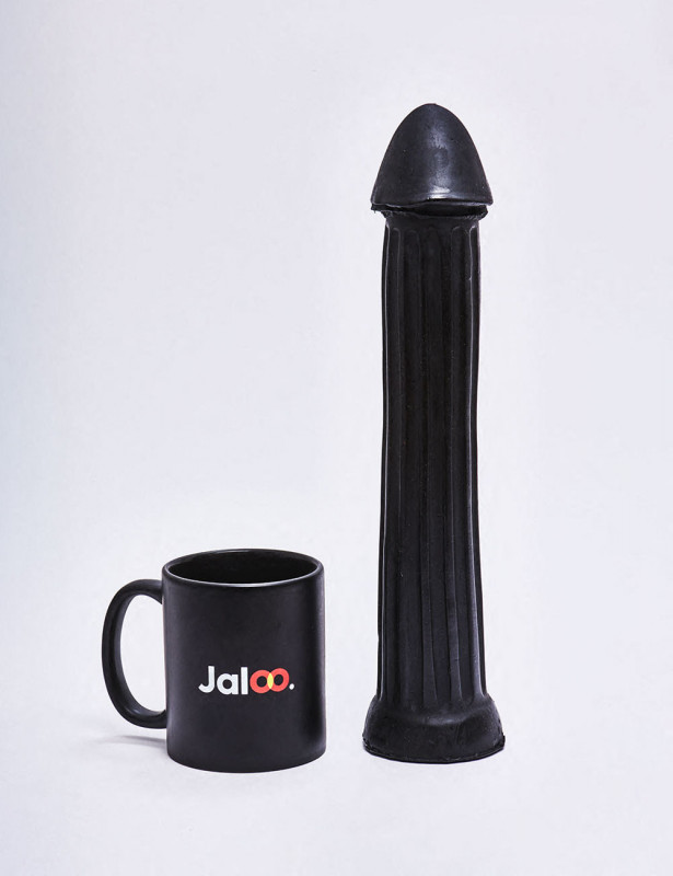 Consolador XL All Black 31 cm Consolador XL All Black 31 cm