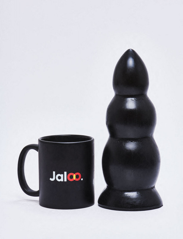 Consolador XL All Black 23 cm Consolador XL All Black 23 cm