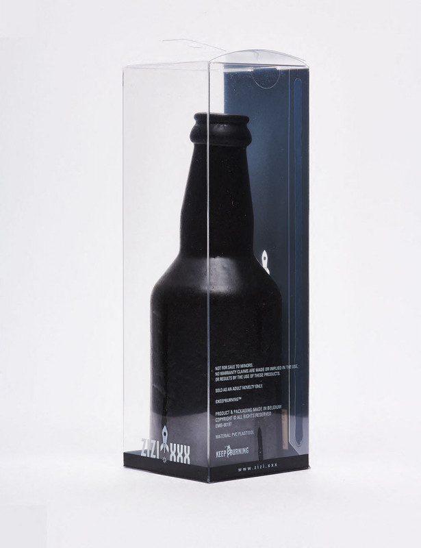 Consolador B-Bitch Forma De Botella Negro Consolador B-Bitch Forma De Botella Negro