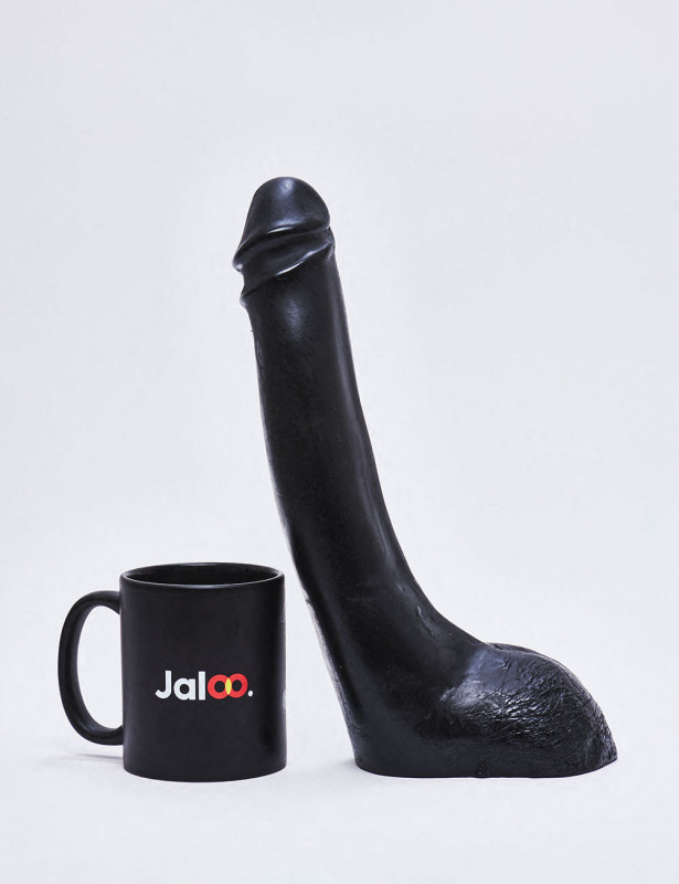 Consolador Realista XL All black 28 cm Consolador Realista XL All black 28 cm