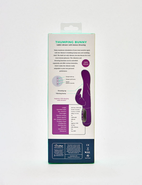 Vibrador Thumping Bunny Fucsia