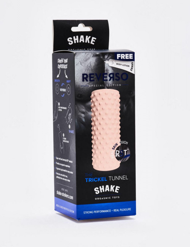 Masturbador Trickel Tunnel Shake Piel Masturbador Trickel Tunnel Shake Piel