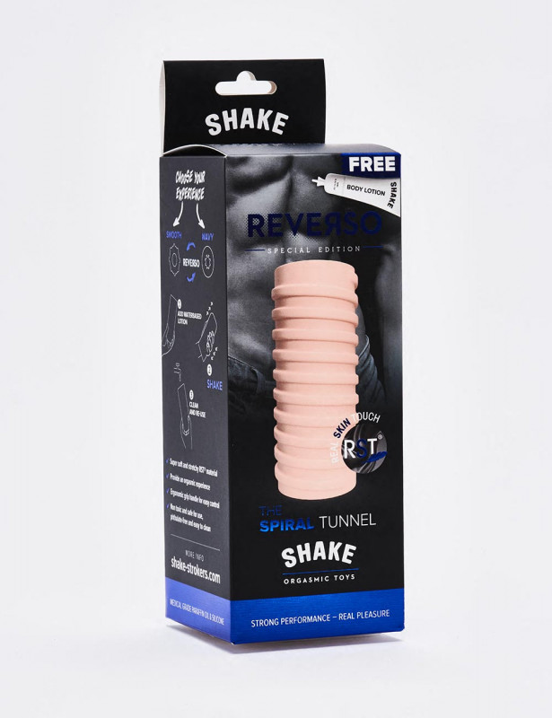 Masturbador Spiral Tunnel Shake Piel Masturbador Spiral Tunnel Shake Piel