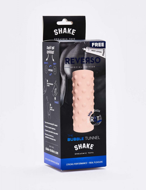 Masturbador Bubble Tunnel Shake Piel Masturbador Bubble Tunnel Shake Piel