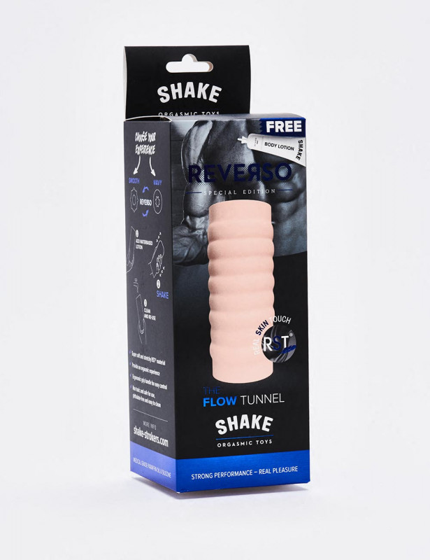 Masturbador Flow Tunnel Shake Piel Masturbador Flow Tunnel Shake Piel