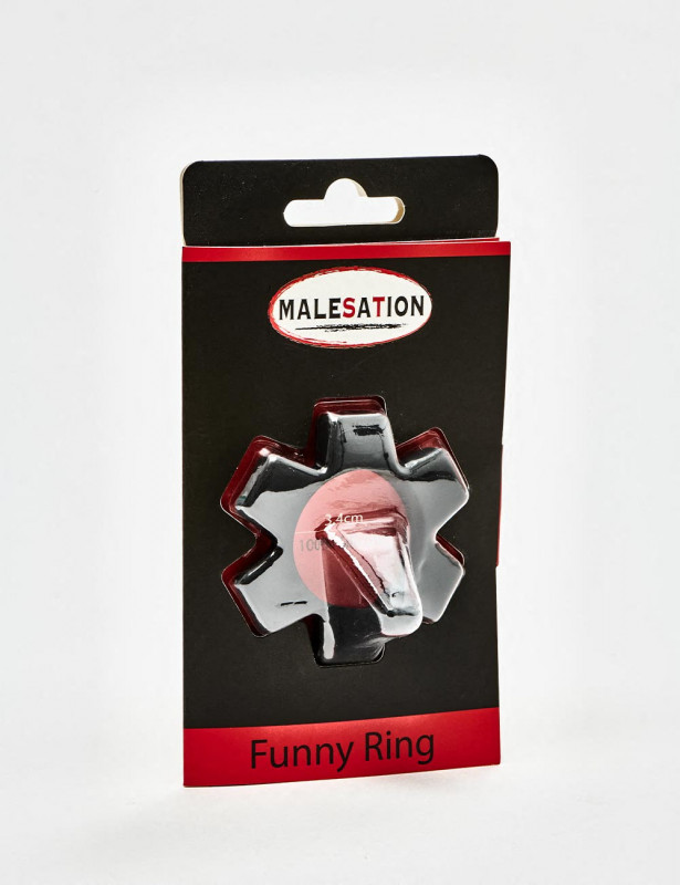 Anillo Para Pene En Silicona Funny Ring Malesation Negro