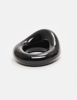 Anillo Para Pene En Silicona Wedge Negro Talla L