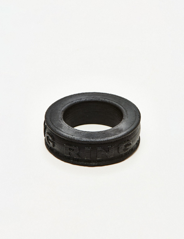 Anillo Para Pene En Silicona – Oxballs – Pig Ring – Negro