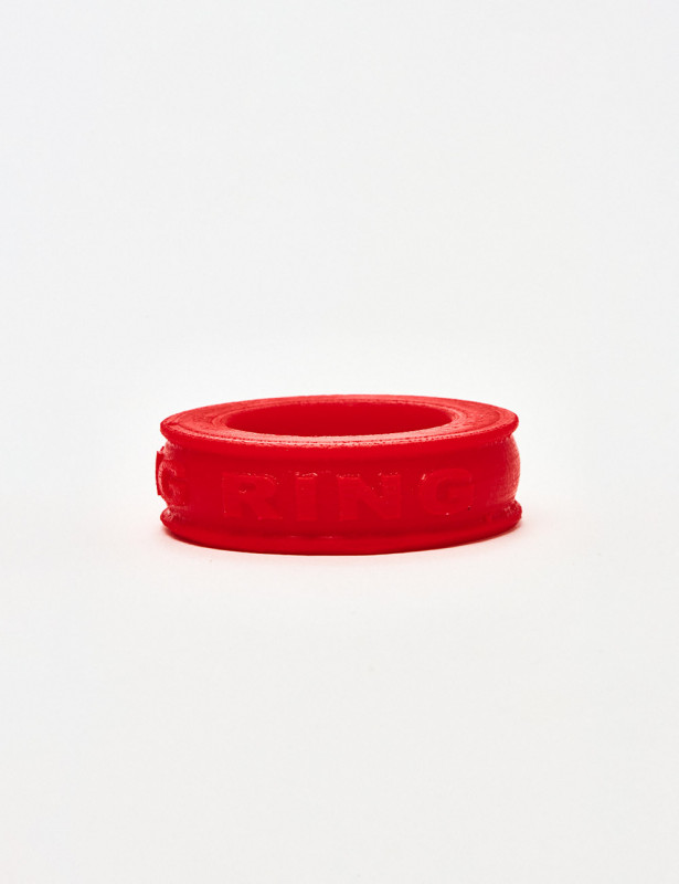 Anillo Para Pene En Silicona – Oxballs – Pig Ring – Rojo