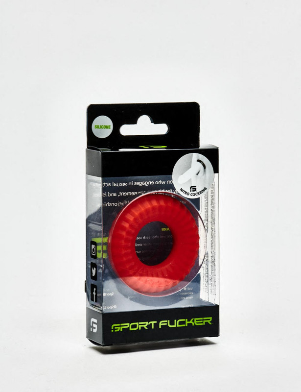 Anillo Para Pene En Silicona – Sport Fucker – Nitro – Rojo Anillo Para Pene En Silicona – Sport Fucker – Nitro – Rojo