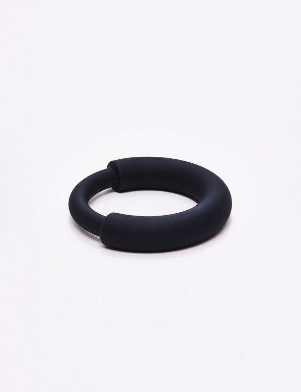 Anillo Para Pene En Silicona Steel Fusion Ring Boost Talla XL Negro