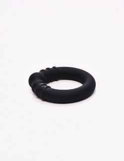 Anillo Para Pene En Silicona Steel Fusion Ring Holeshot Talla L Negro