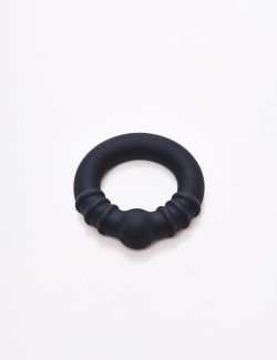 Anillo Para Pene En Silicona Steel Fusion Ring Holeshot Talla M Negro