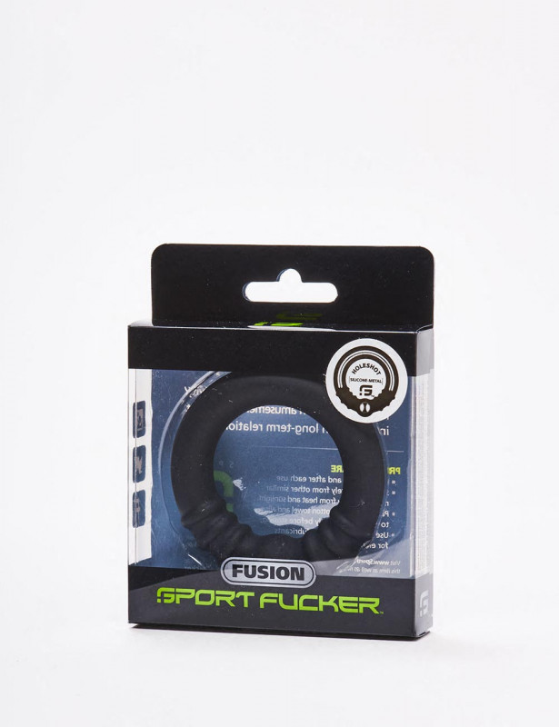 Anillo Para Pene En Silicona Steel Fusion Ring Holeshot Talla XL Negro Anillo Para Pene En Silicona Steel Fusion Ring Holeshot Talla XL Negro