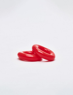 Anillo Para Pene En Silicona Zizi Top 2 Piezas Rojo