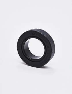 Anillo Para Pene En Silicona Wide Ring Keep Burning Negro