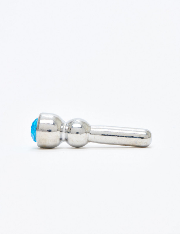 Plug Para Pene Con Brillante - 3,5 cm - Metal