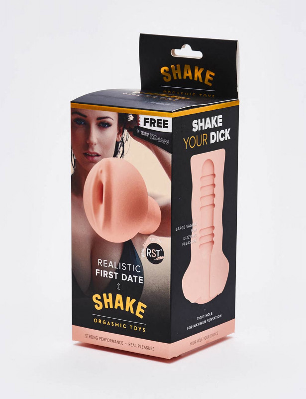 Masturbador Realista Shake - First Date - 15 cm