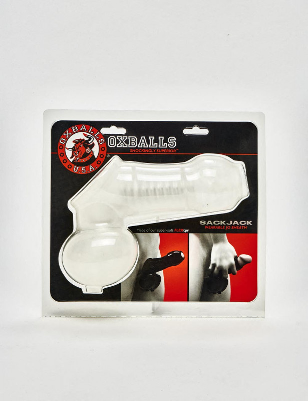 Masturbador Sack Jack - 2 en 1: Masturbador y Ballsling - 14 cm Masturbador Sack Jack - 2 en 1: Masturbador y Ballsling - 14 cm