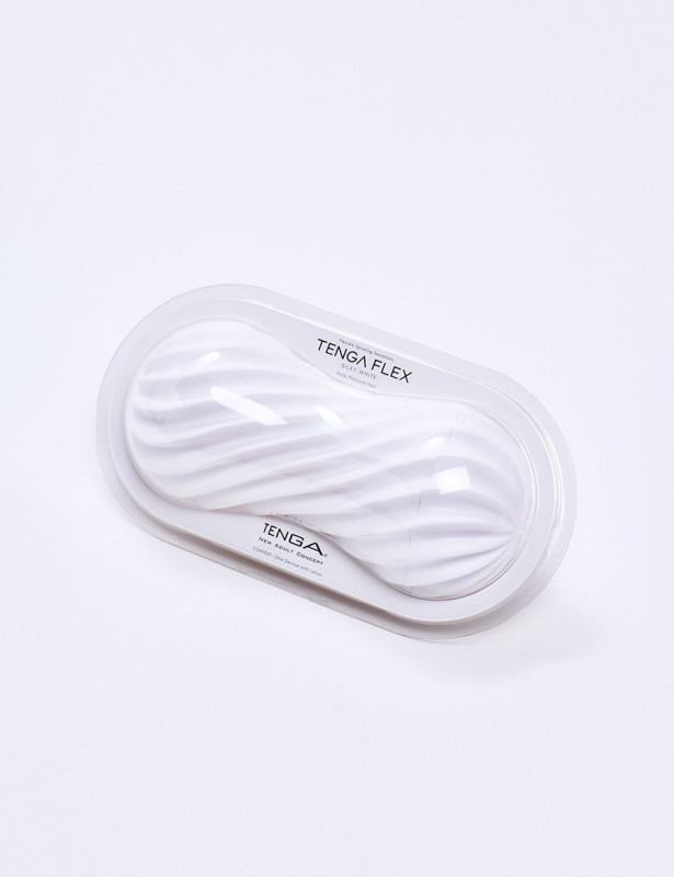 Masturbador Tenga - Flex Cup Silky - Blanco Masturbador Tenga - Flex Cup Silky - Blanco