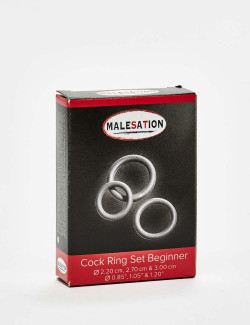 Pack Anillos Para Pene - Set Beginner - Malesation