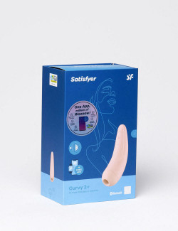 Vibrador Satisfyer Curvy 2+ - Succionador de Clítoris - Rosa