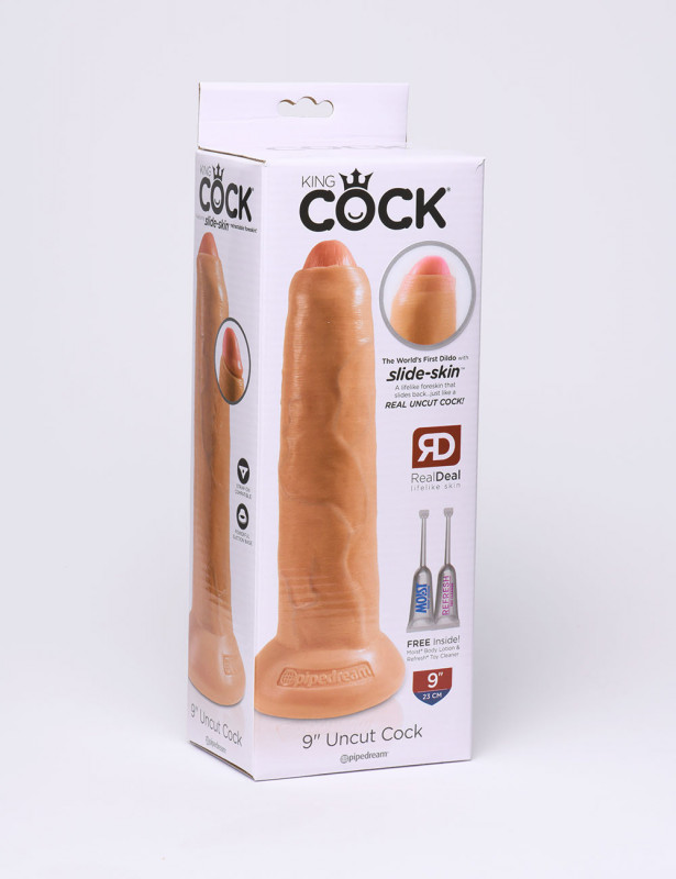 Consolador Realista Con Prepucio - King cock - 23 cm Consolador Realista Con Prepucio - King cock - 23 cm