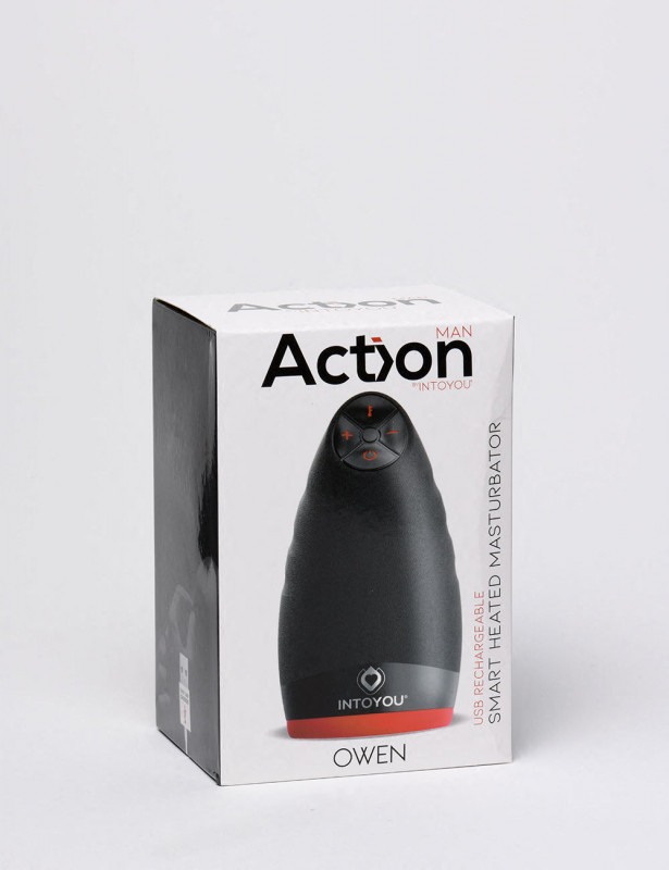 Masturbador Con Vibración Owen - Action Man - Negro Masturbador Con Vibración Owen - Action Man - Negro