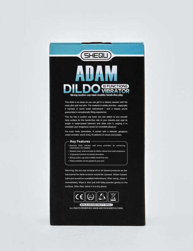 Consolador Realista Y Vibrador Adam