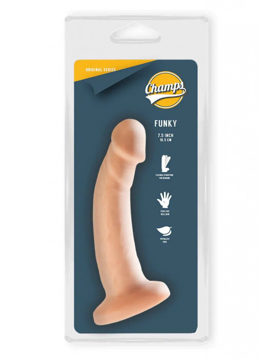 Champs - Funky Original Dildo 7.5 inch / 18.5 cm 2