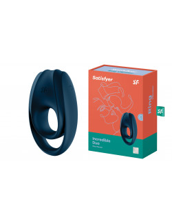 Anillo Vibrador Dúo SATISFYER azul