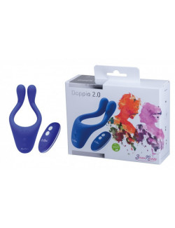 Vibrador Doppio Azul - BeauMoments