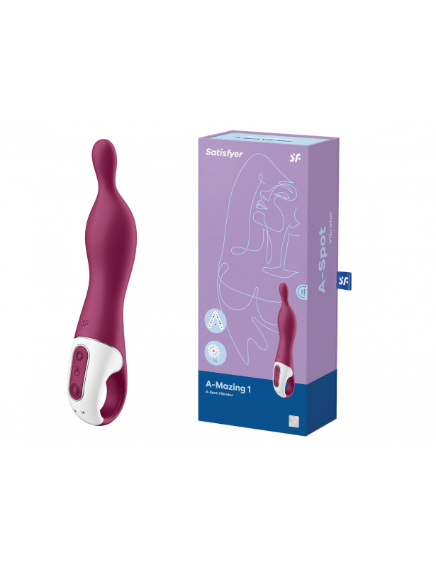 Vibrador de Punto-A Satisfyer A-Mazing 1 - Color Frambuesa