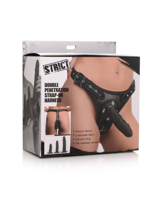 Arnés de Doble Penetración con Correa