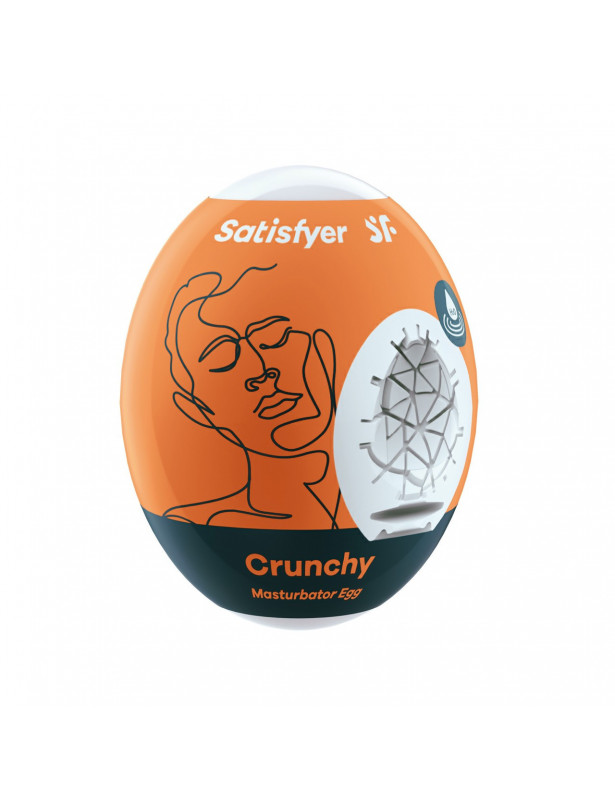 El Masturbador Masculino de Huevo Crunchy SATISFYER