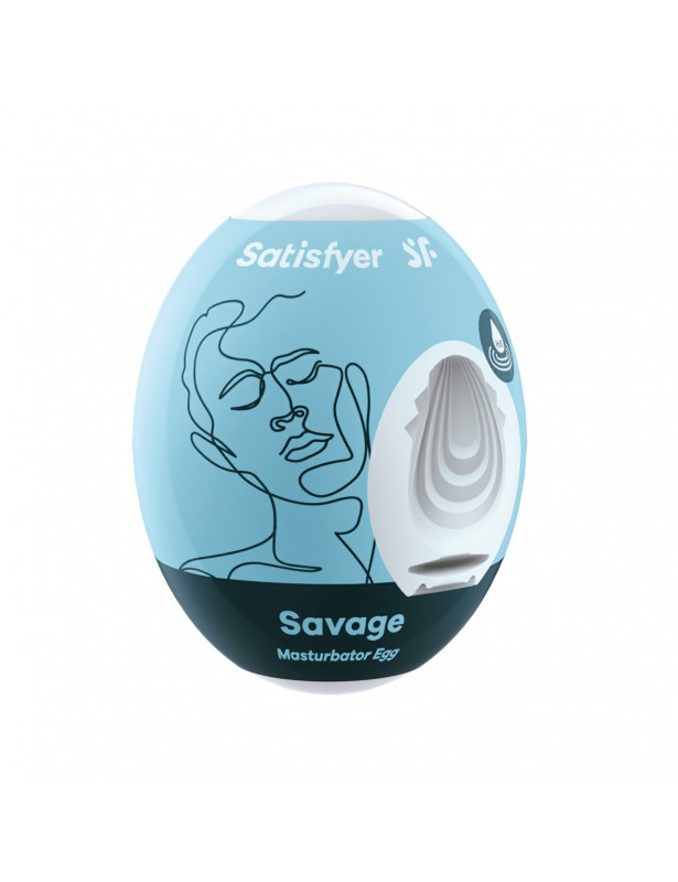 Masturbador Masculino de Huevo Savage - SATISFYER