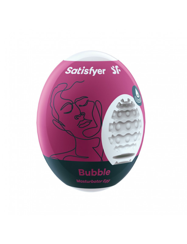Masturbador Masculino de Huevo Bubble - SATISFYER