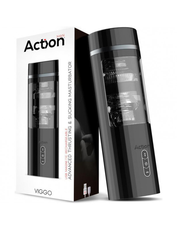 Masturbador Automático Viggo Succión y Vibración ACTION