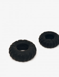 Paquete de 2 Anillos para el Pene Truckt Night Edition Negro - Oxballs