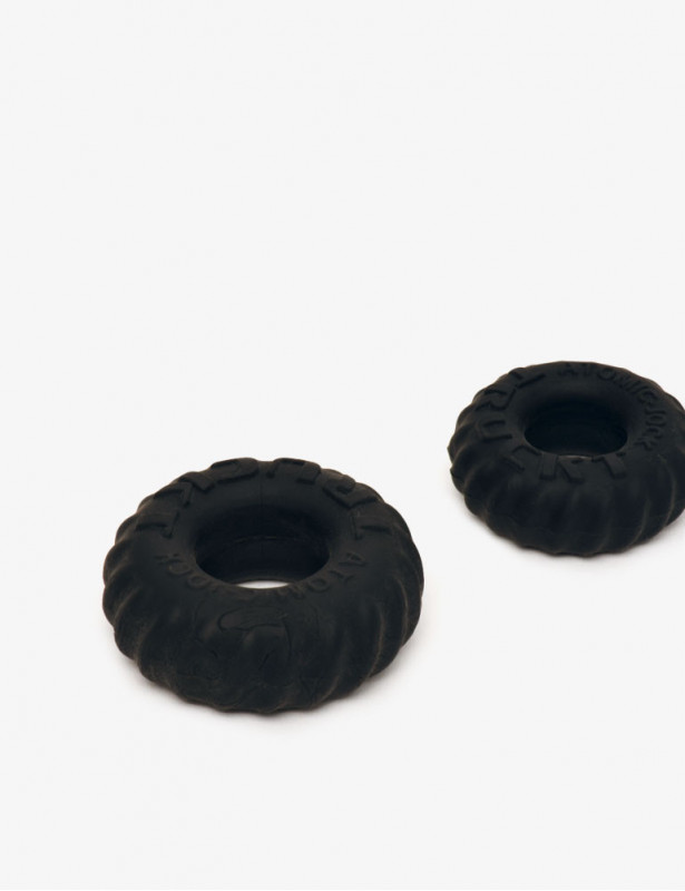 Paquete de 2 Anillos para el Pene Truckt Night Edition Negro - Oxballs