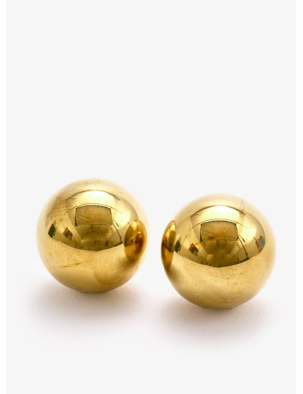 Bolas Geisha Doradas Ben Wa 25 mm 66 g - EasyToys Vibe