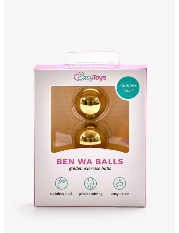 Bolas Geisha Doradas Ben Wa 25 mm 66 g - EasyToys Vibe 4
